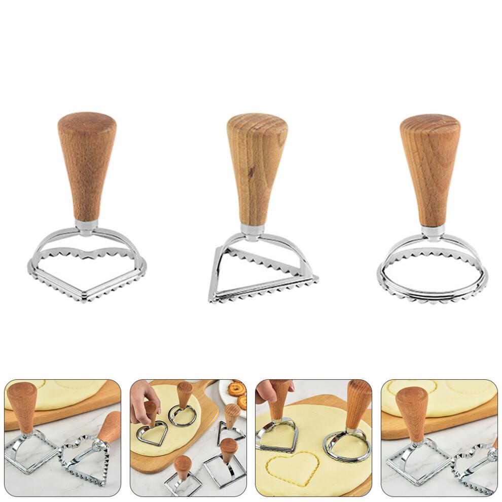 3pcs Heart Cake Cutters For Baking Desserts And Pastry Making