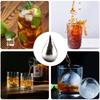 Steel Ice Block 6 Pieces Reusable Water Drop Shaped Metal Cubes Whiskey Stones Chilling Rocks For Housewarming Parties Fathers