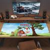 HorseNet Lace Solid Color Mouse Pad Large Gaming Table Cushion Non-slip Laptop Tablet Big Mousepad XXL Mat Mini PC Playmat With Lock edge
