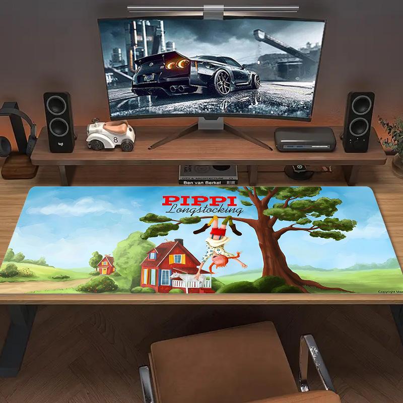 HorseNet Lace Solid Color Mouse Pad Large Gaming Table Cushion Non-slip Laptop Tablet Big Mousepad XXL Mat Mini PC Playmat With Lock edge