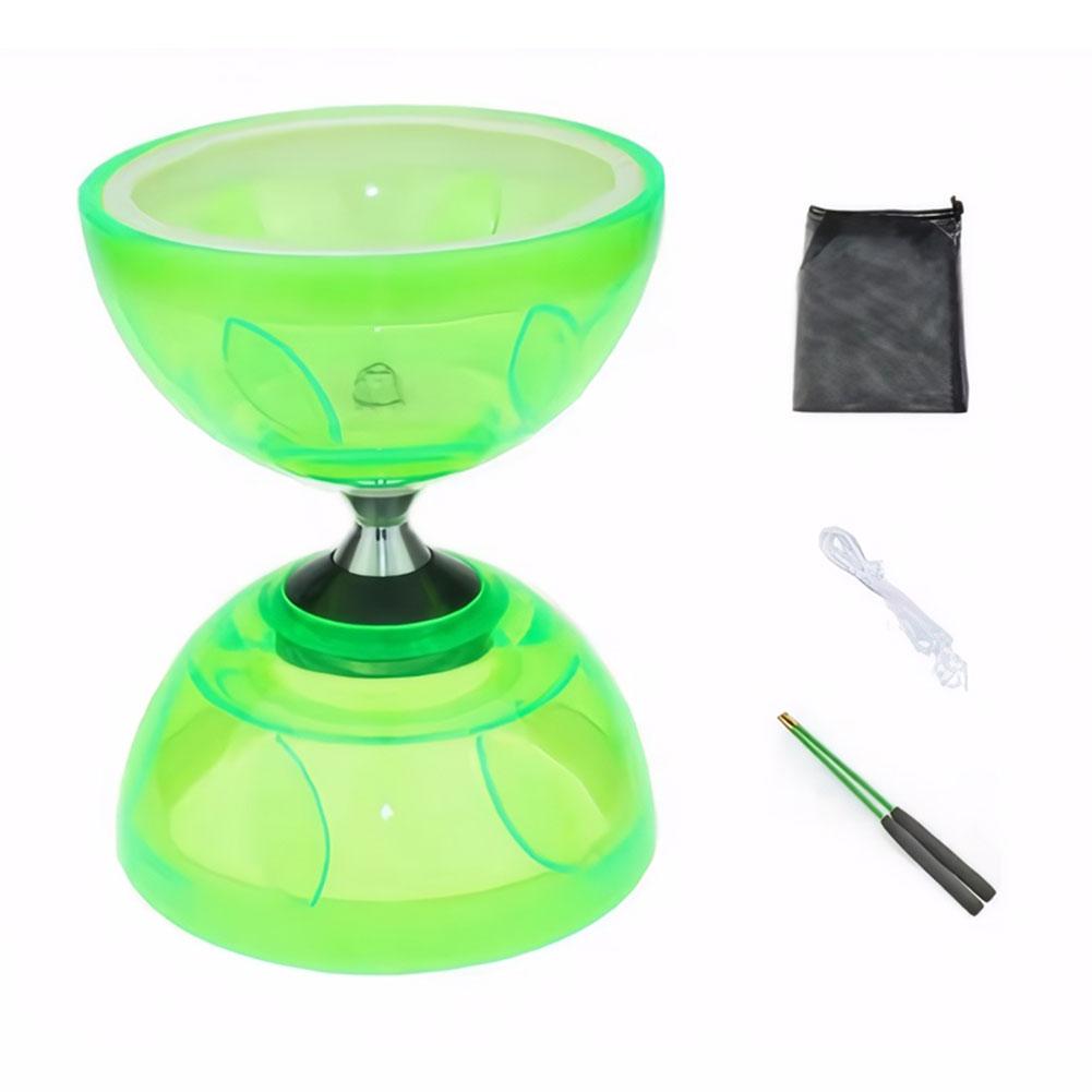 Chinese Yoyo Diabolo Set Triple Bearing Diabolo Juggling Diabolo for Adults Kids Elderly Outdoor Indoor Exercise
