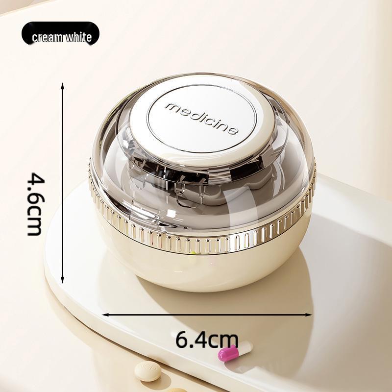 Portable Pill Box: Precise Divider for Tablets, Compact Medicine Storage Solution