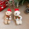Bear Sweater Chain Pendant Plush Doll Long Necklace Fashion Christmas Necklace  Daily