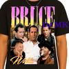 Tričko Bruce Willis, Retro tričko Bruce Willis, Tričko pro fanoušky Bruce Willise, Trička k filmům Bruce Willise, Dárková pocta Bruce Willisovi, Dárek k akčním filmům