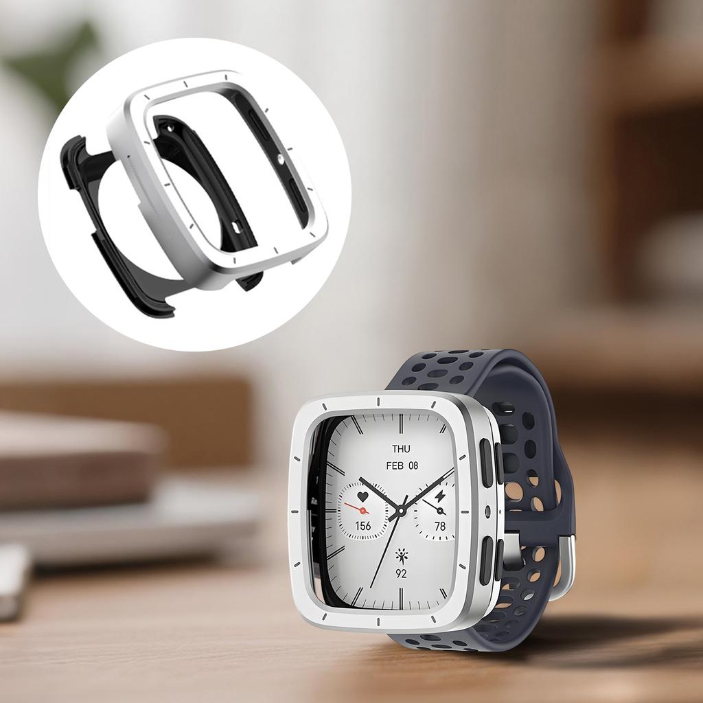 Metal Case TPU Back Cover Protective Case Watch Protective Cover Frame for Amazfit Active 2 Square Accessories