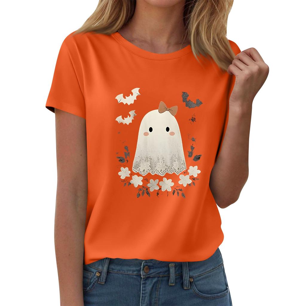 Women's T-shirts, Women's Short-sleeved Tops, Summer Fashion Round Neck Casual Stylish Shirts, Tunic Tops