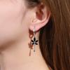 foxanry New Fashion Maple Leaf Earrings for Women Couples Prevent Allergy Trendy Elegant Party Jewelry Gifts