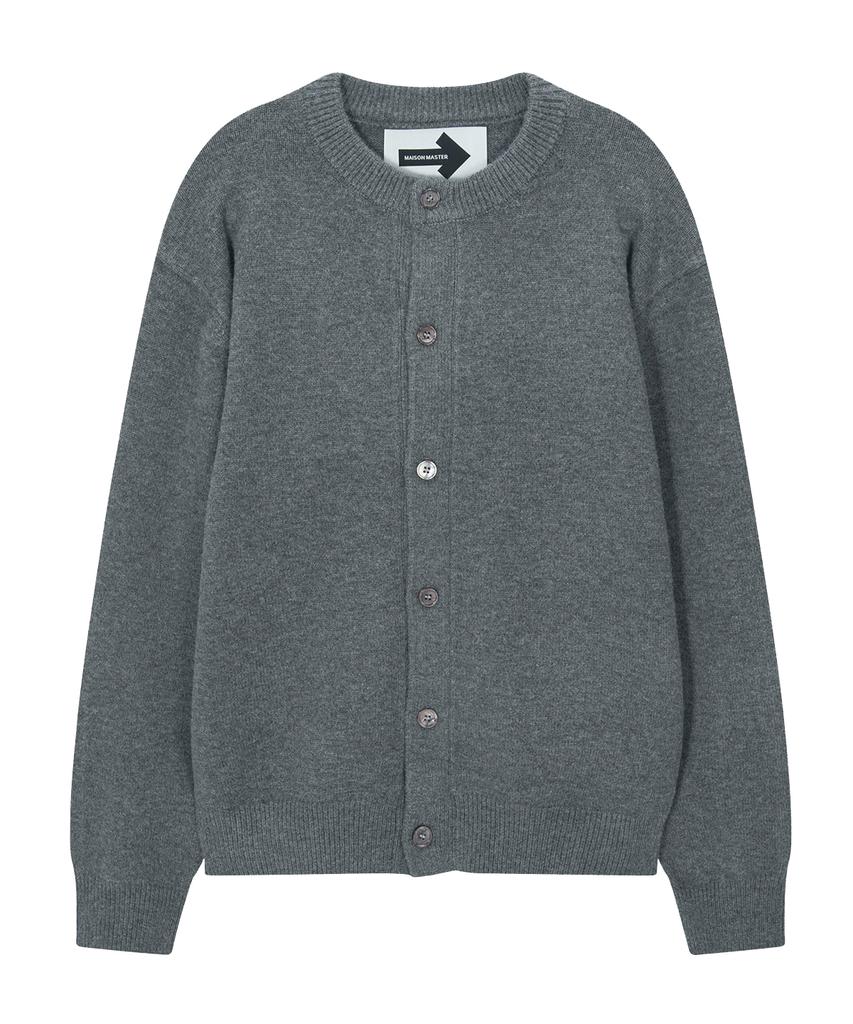 Maison Master Round Cardigan White (Round Cardigan /White)