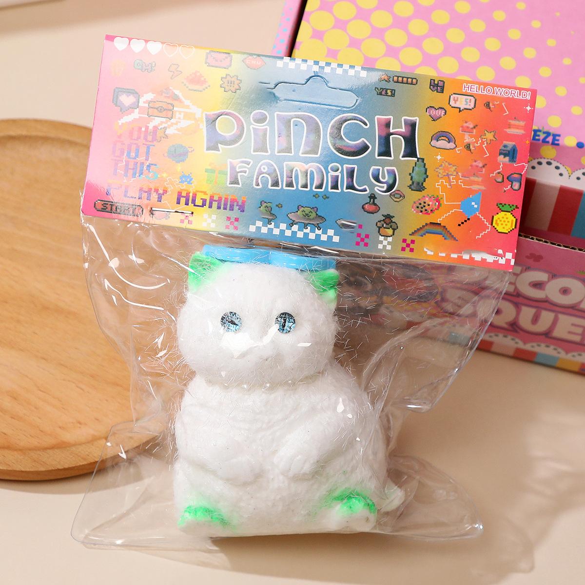 

Cute Big Cat Taba Squishy Silicone Fuzzy Super Big Plush Cat Handmade Kitten Squeeze Toy Mochi Toy Hand Relax Antistress Gift One Size