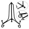 Storage Stand Tray Support Black Iron Plate Craft Book Holder