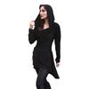 Spiral Direct Womens/Ladies Plain Hooded T-Shirt Dress