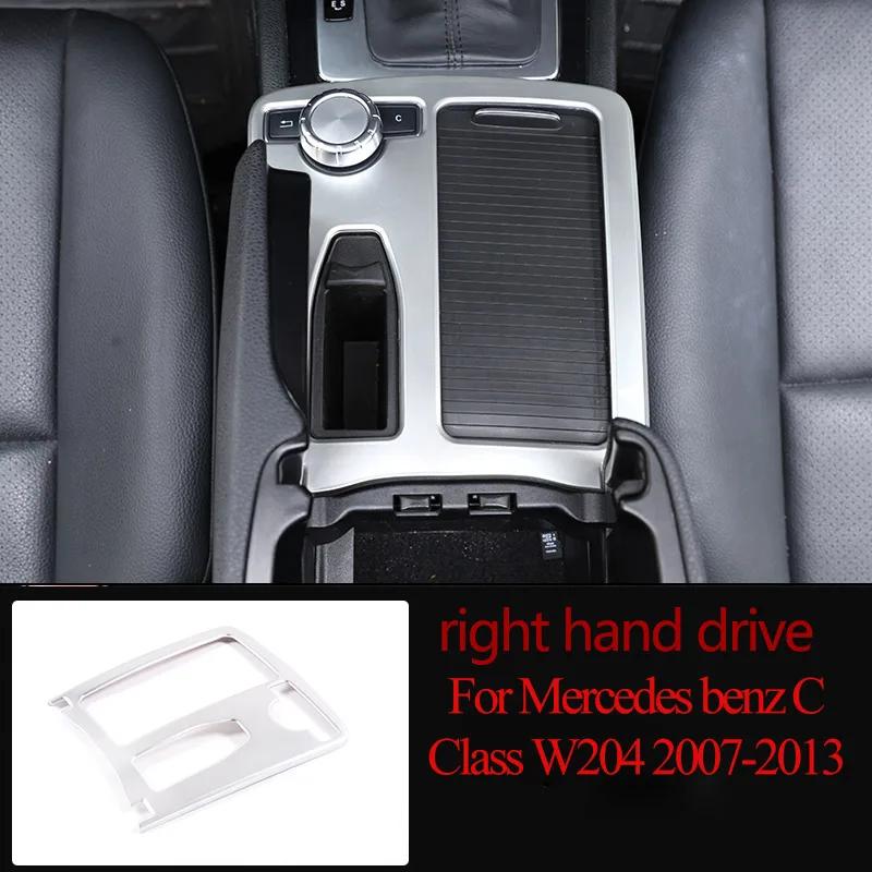 ABS Silver For Mercedes Benz C Class W204 C180 C200 2007-2013 Car Interior Decoration Trim Stickers Car Accessories