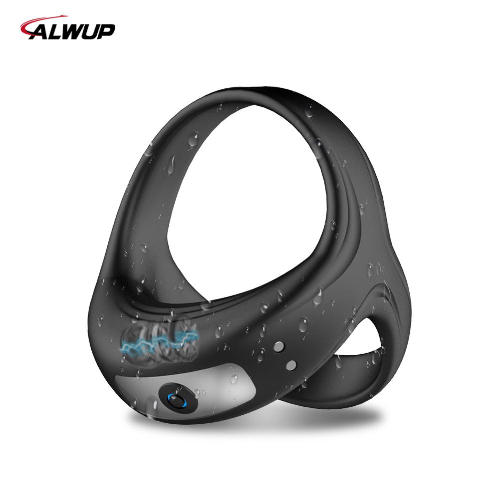 Mannlig Vibrator Cockring Penis Cock Ring for Mann Forsinket utløsning Sexleketøy for menn Parringer Penisring Leker for voksne 18 Butikk