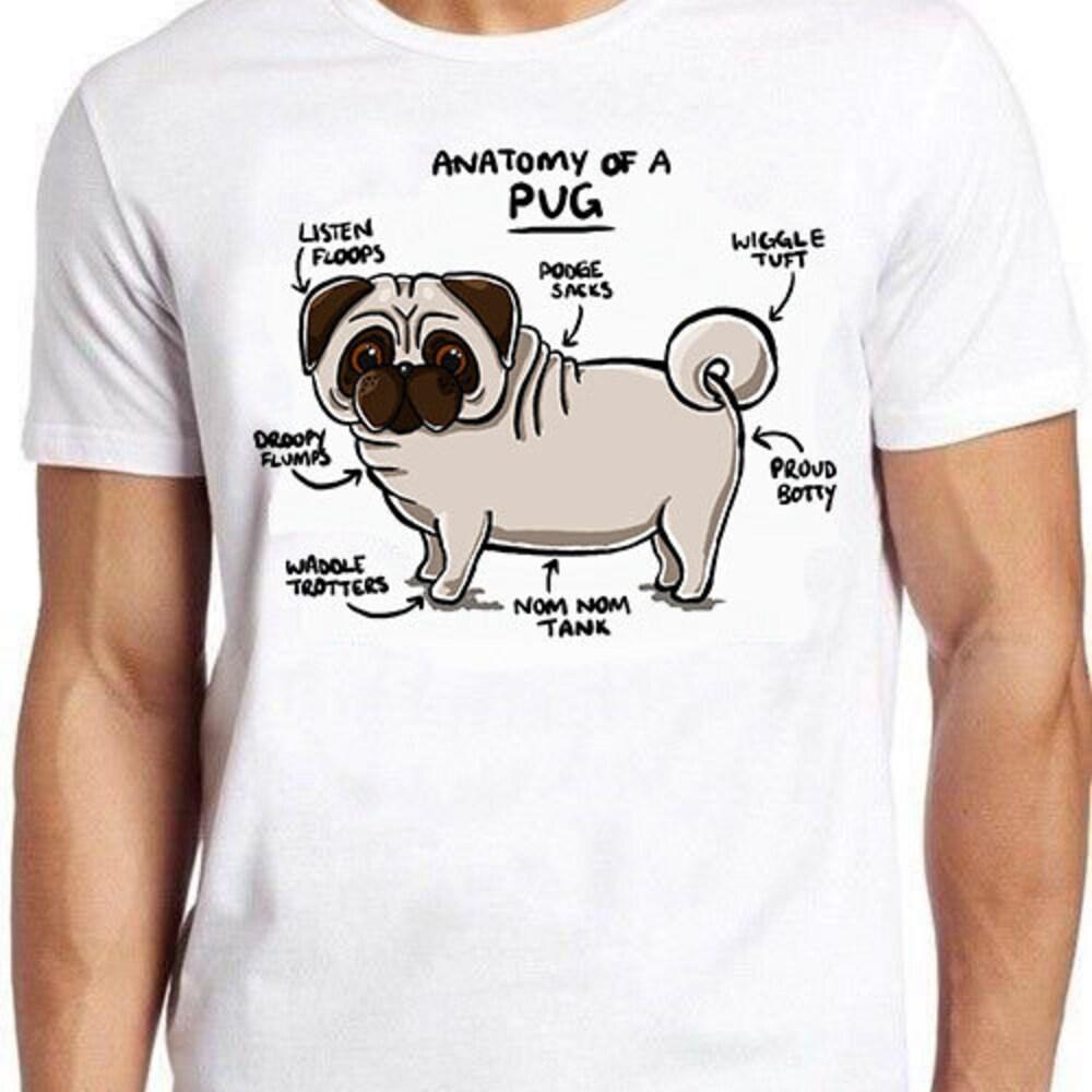 

Футболка из 100% хлопка плотностью 230 г/м2 с изображением мопса, любителя домашних животных, бестселлера, забавного мема, унисекс, для мужчин и женщин, музыкальной моды, ретро-подарка, футболка 1427 XS белый
