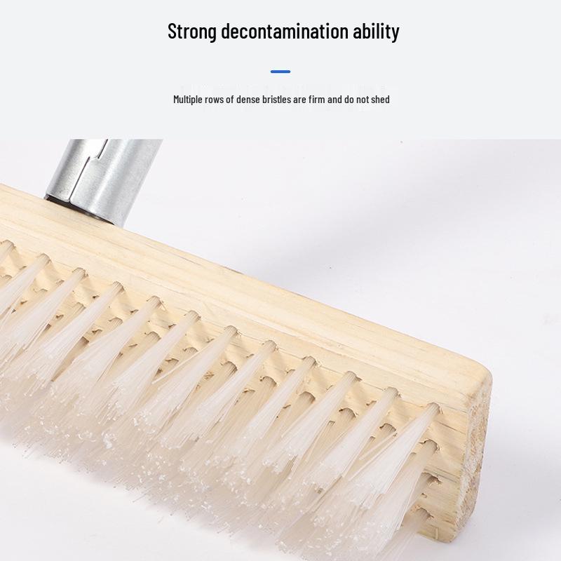 Long Handle Stiff Bristle Floor Brush for Cleaning Pavement and Removing Moss