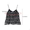 Shimmer Camisole Club Party Costum Fashion Festival Beach Girls Sequin Crop Top