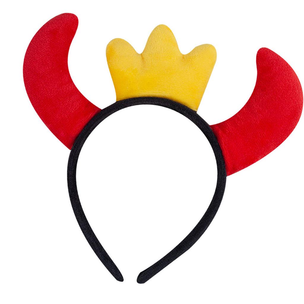 Nastavitelná Halloweenská čelenka s rohy na kostýmové večírky Měkký lehký vlasový doplněk Děti Dospělí Sváteční oslava