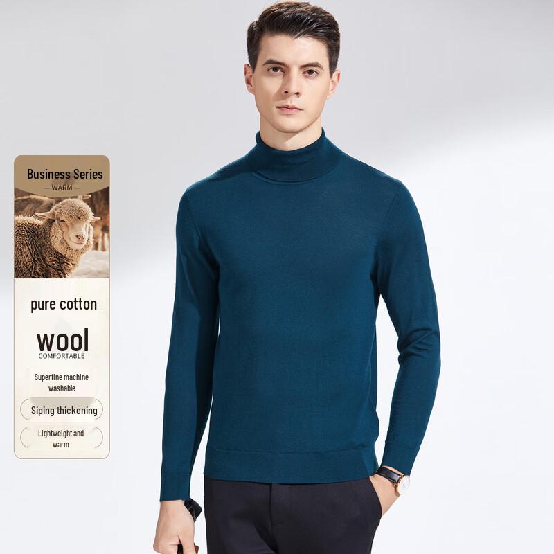 

Antonio Men s 100% Fine Wool Turtleneck Sweater XL (52)