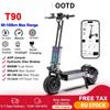 2025NEW OOTD T90 4200W Motors 85km/h Max Speed 13inch Road Off-road  Tires Adult Electric scooter 60V 31.2Ah Battery 100km