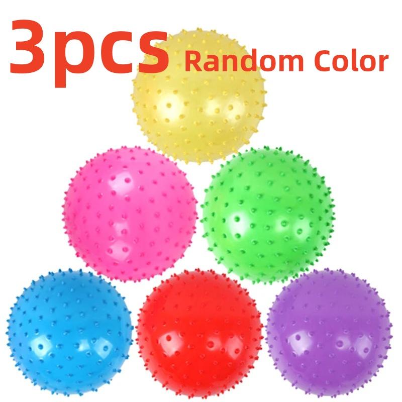

3/6Pcs 16Cm Fun Games Kids Inflatable Ball Rubber Toy Baby Cartoon Thorn Large Balloon Developmental Children Massage Toys Balls