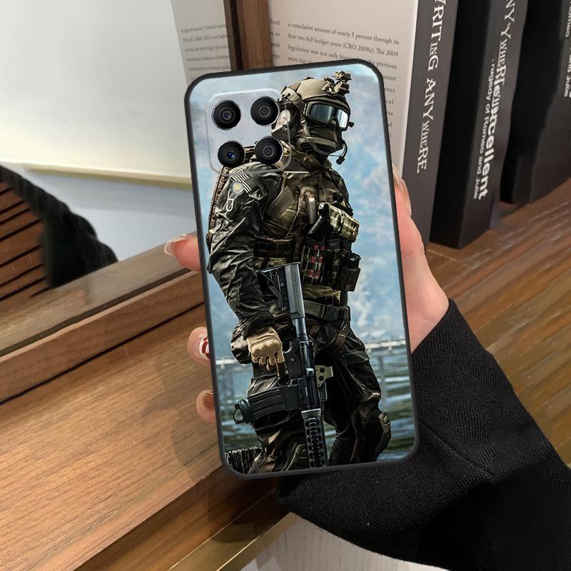 Military Army Special Forces Case For Samsung Galaxy M56 M06 M16 M36 M52 M32 M12 M54 M34 M14 M35 M55 M15 M11 M31 M13 M53