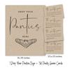 Inkdotpot Beige Drop Your Panties Bachelorette Party Panty Game Rustic Kraft Paper Bridal Shower Game 1 SignA    30 Size