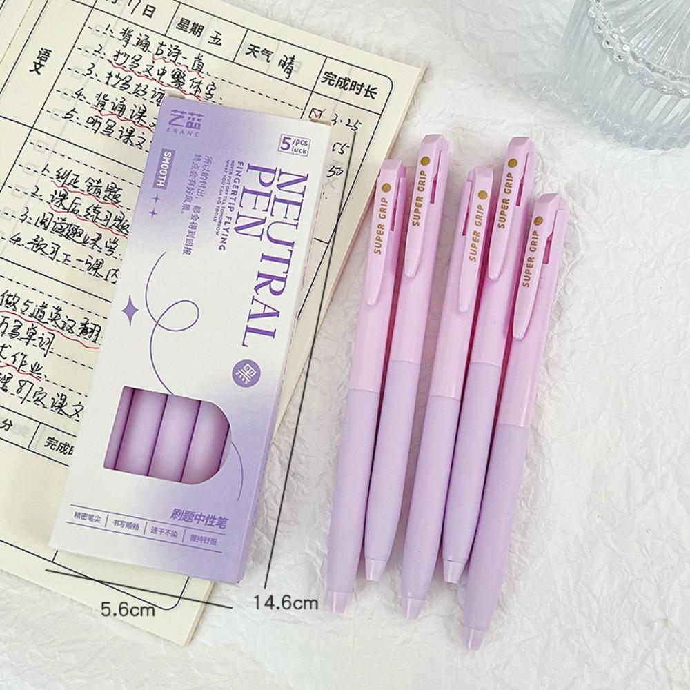 

Нейтральна ручка ST Tip 0,5 мм Пишучі інструменти Гелева ручка швидкого висихання фіолетовий