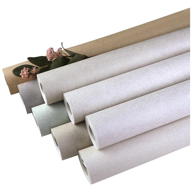 Modern Solid Color Wallpaper Roll Plain Imitate Diatom Mud Wallpaper for Living Room Bedroom Wall