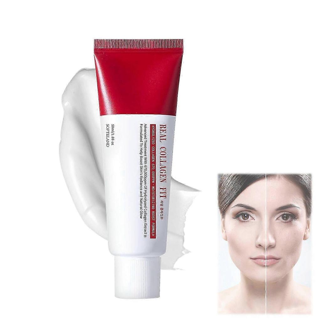 Real Collagen Fit, Collagen Wrapping Mask, Collagen 670,000ppm, Peel Off Facial Mask for elasticity, Hydrating, Glow, Glass Skin,Skin Care, 50ml, 1.69