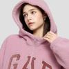 Gap Women's 2025 Autumn Corduroy Logo Loose Hoodie