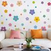 Colorful Flower Wall Stickers for Children's Bedroom, Bedside, Wardrobe, and Kindergarten Classroom