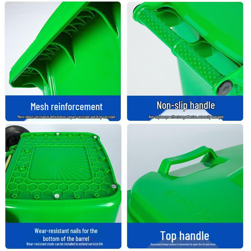 Outdoor Kitchen Plastic Trash Can