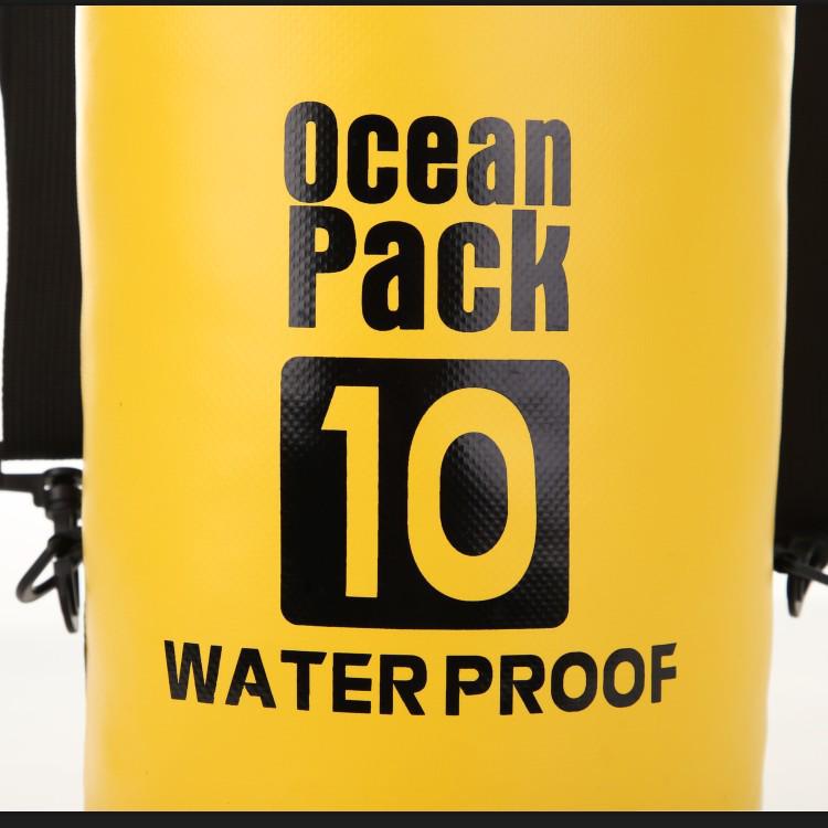 Bolso Cubo Impermeable de PVC para Camping de Verano, Rafting, Barranquismo, Playa - Bolso Impermeable de Hombro Único/Doble