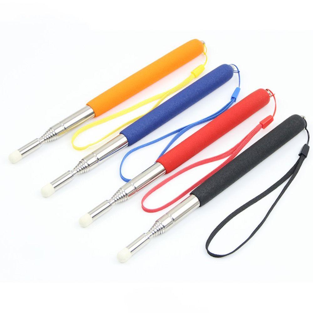 

Handheld Teaching Stick Felt Head Teaching Pointer Creative Whiteboard Pointer School Office 1M червоний