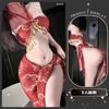 Sex underwear sexy exotic pure desire neck print cheongsam western princess exotic bewitching girl