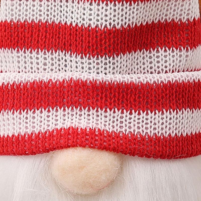 Santa Face Knitted Bottle Toppers Holiday Homes Decors For Christmas Dining Table Centerpieces And Kids Friendly