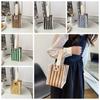 With Short Handle Tote Bag Striped Lunch Bag Cute Hand Bags  Travel