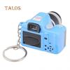Cute Mini Digital Single Lens Reflex DSLR Camera Style LED Flash Light Keychain Suspension Trinket