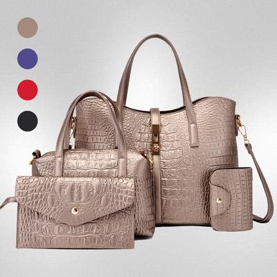 Nová dámská taška, módní kabelka se vzorem aligátora, taška pro matku a dítě, luxusní zámek, taška přes rameno, taška crossbody.