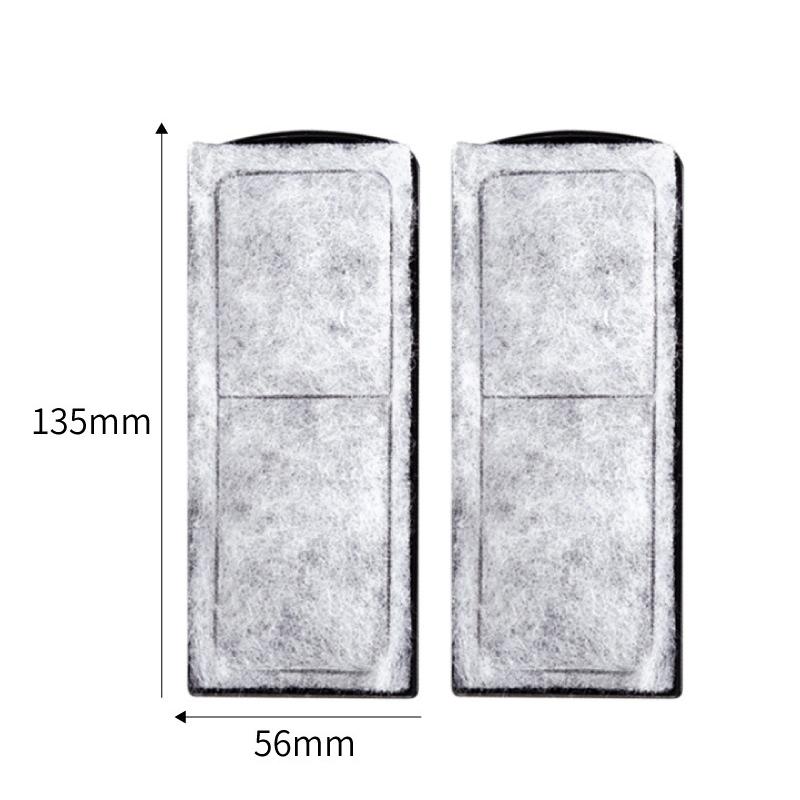 6Pcs Aquarium Filter Cotton Replacement Wall‑Mounted Filter Accessory For Fish Tanks Aquarium Carbon Filter Cotton Fish Filter