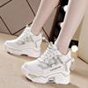Chunky Sneakers Women 2024Spring Autumn Fashion Mesh Casual Shoes Breathable Height Increased VulcanizedShoe Zapatillas De Mujer