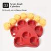 Dog Treat Dispenser Toy Puzzle Feeder with Anti-Slip Bottom Pet Food Dispensing Enrichment Toy for Puppy Small To Large Dogs Brain Training
