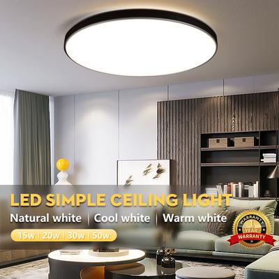 Luminária de Teto LED AC 110V-220V Luz Moderna 18W 30W 40W Luminária Para Sala de Estar Quarto Cozinha Iluminação Interior