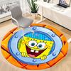 1pcSpongeBob Square Office Round Area Rug, Indoor Mat Suitable For Office,Bedroom Living Room Home Decor, Room Deco a0928102