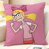 Federa per Cuscino Cartone Animato Anime H-Hey Arnolds 2 Lino Naturale Tessuto Biologico Stampa Double-Sided Divano Decorazione Casa Regalo Federa per Cuscino
