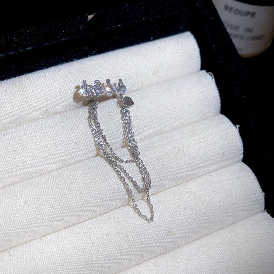 Zircon Heart Pearl No-Pierce Ear Cuff - Trendy, Light Luxury, Versatile Earring