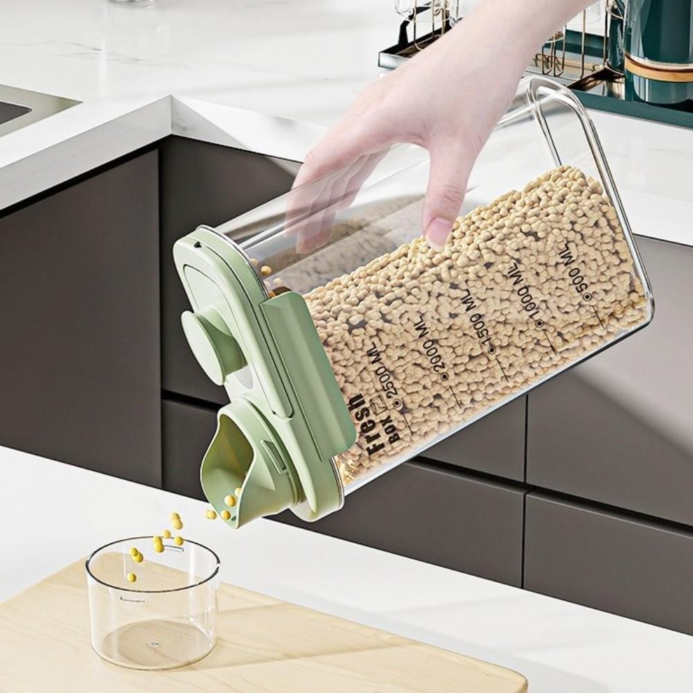 Transparent Sealed Storage Tank with Insect-Proof Lid Insect-Proof Grain Jar  Grain Storage