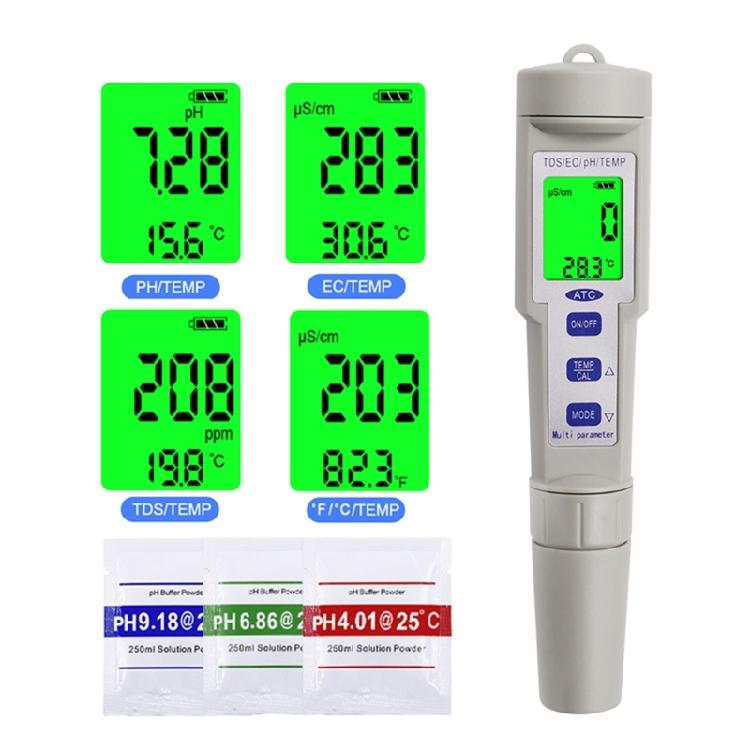 Portable pH TDS EC Temp Digital WaterQuality Tester Monitors Meter Test Pen