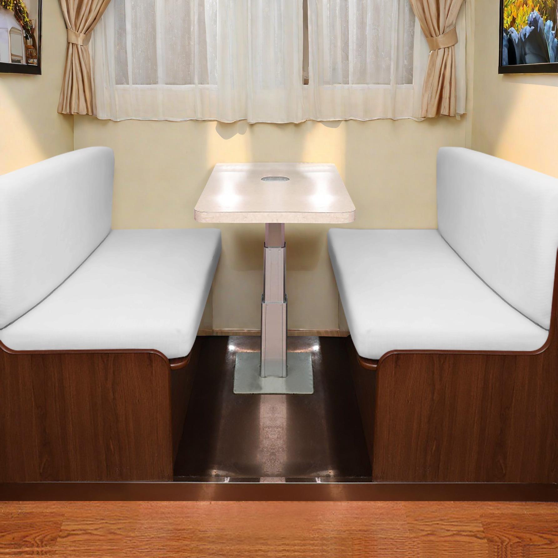 1 комплект чехлов для обеденных стульев автодома однотонных, эластичных чехлов для дивана без подлокотников и эластичных чехлов для стульев автодома M-2pcs