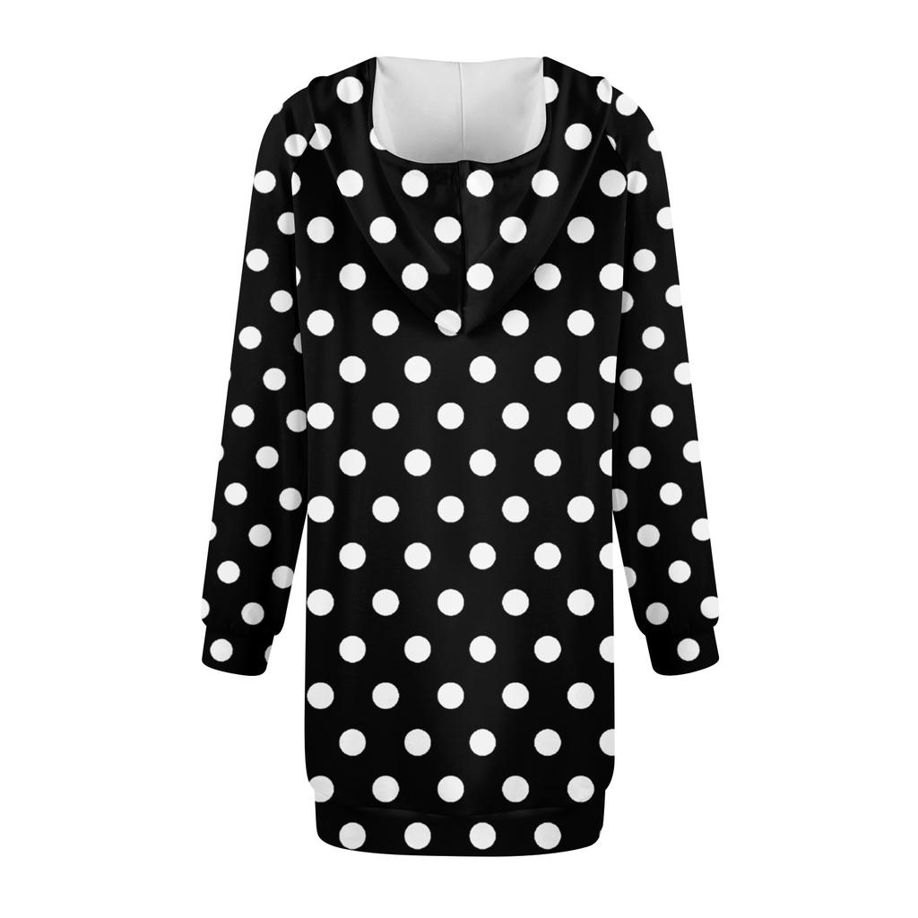 Womens Sweatshirt Dress Long Sleeve Hoodies Dresses Casual Hoodie With Pockets Fall And Winter